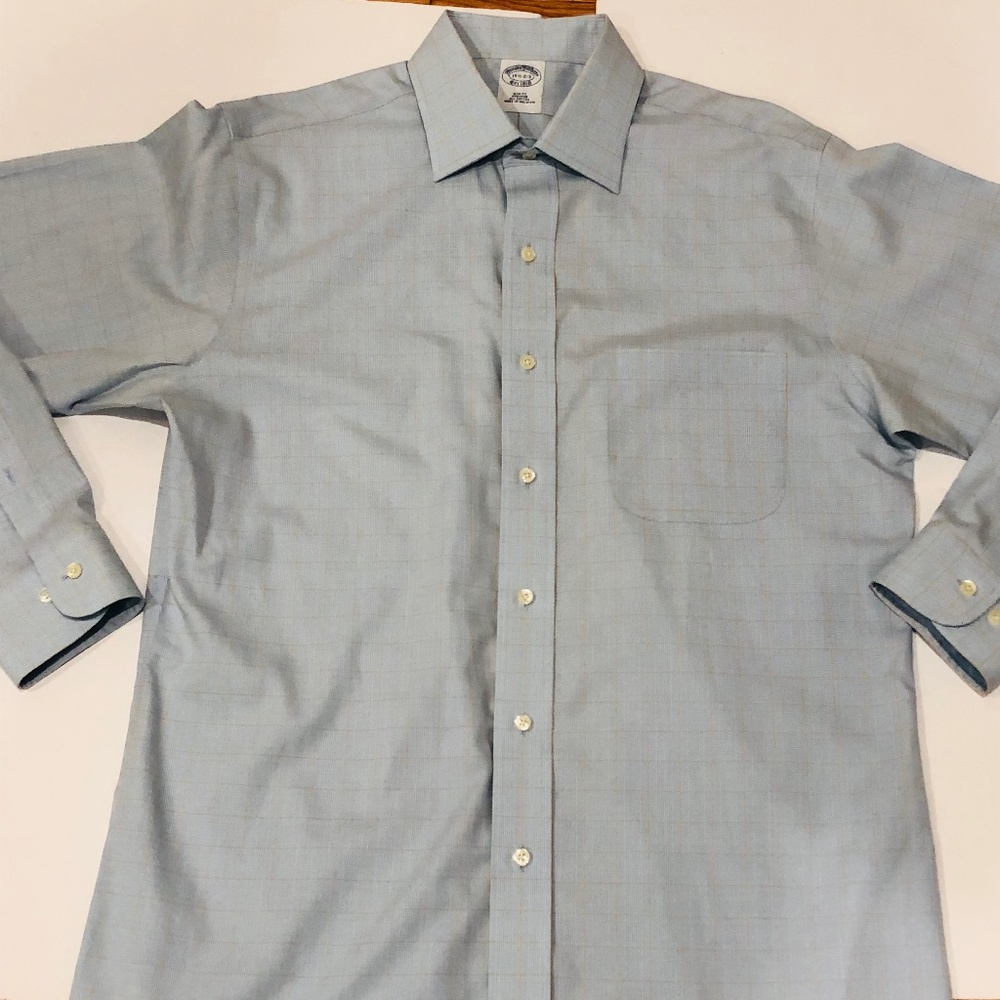 Brooks Brothers LS  Shirt 15 1/2 -2/3 Light Blue